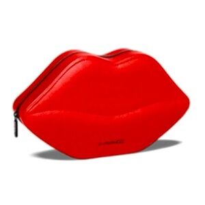 rare MAC red lip clutch